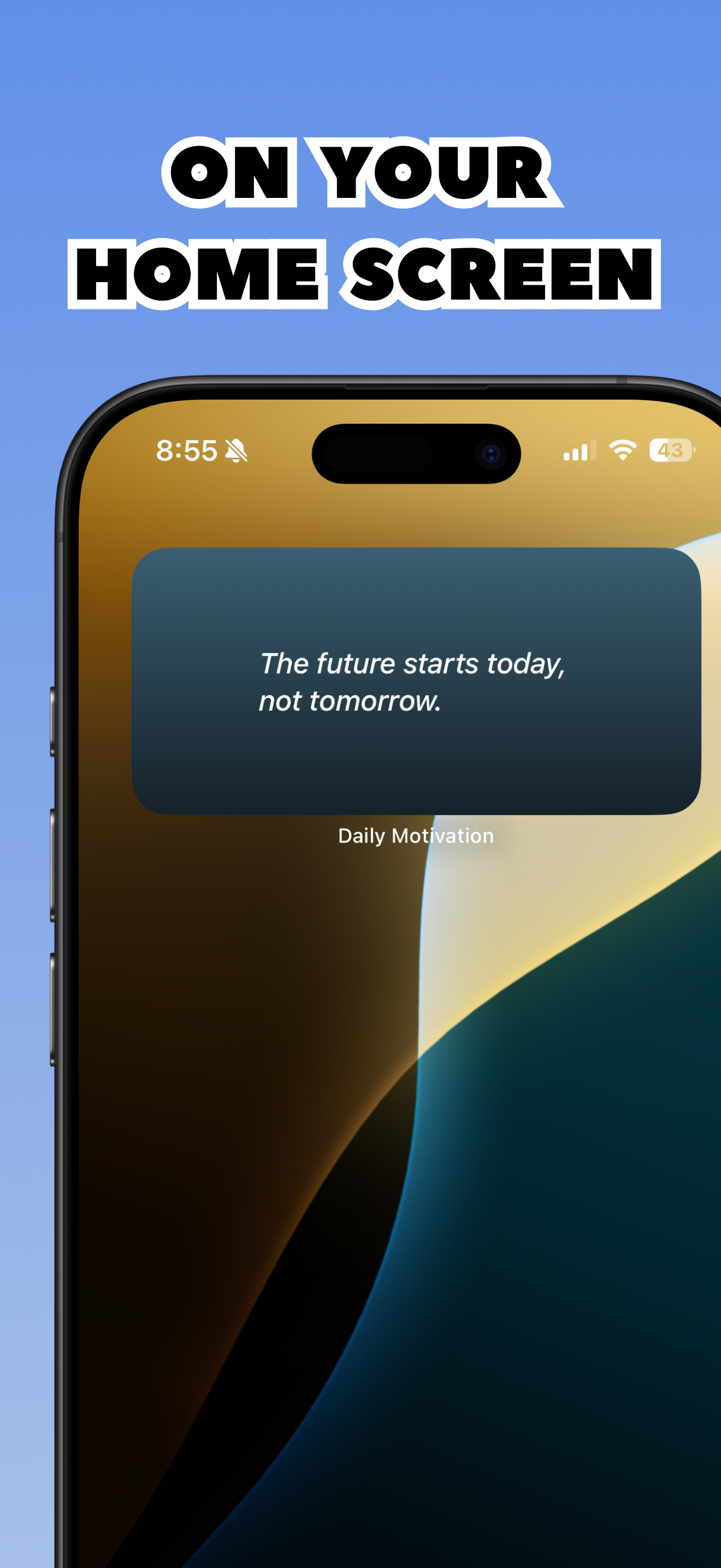 Daily Motivation Widget screenshot